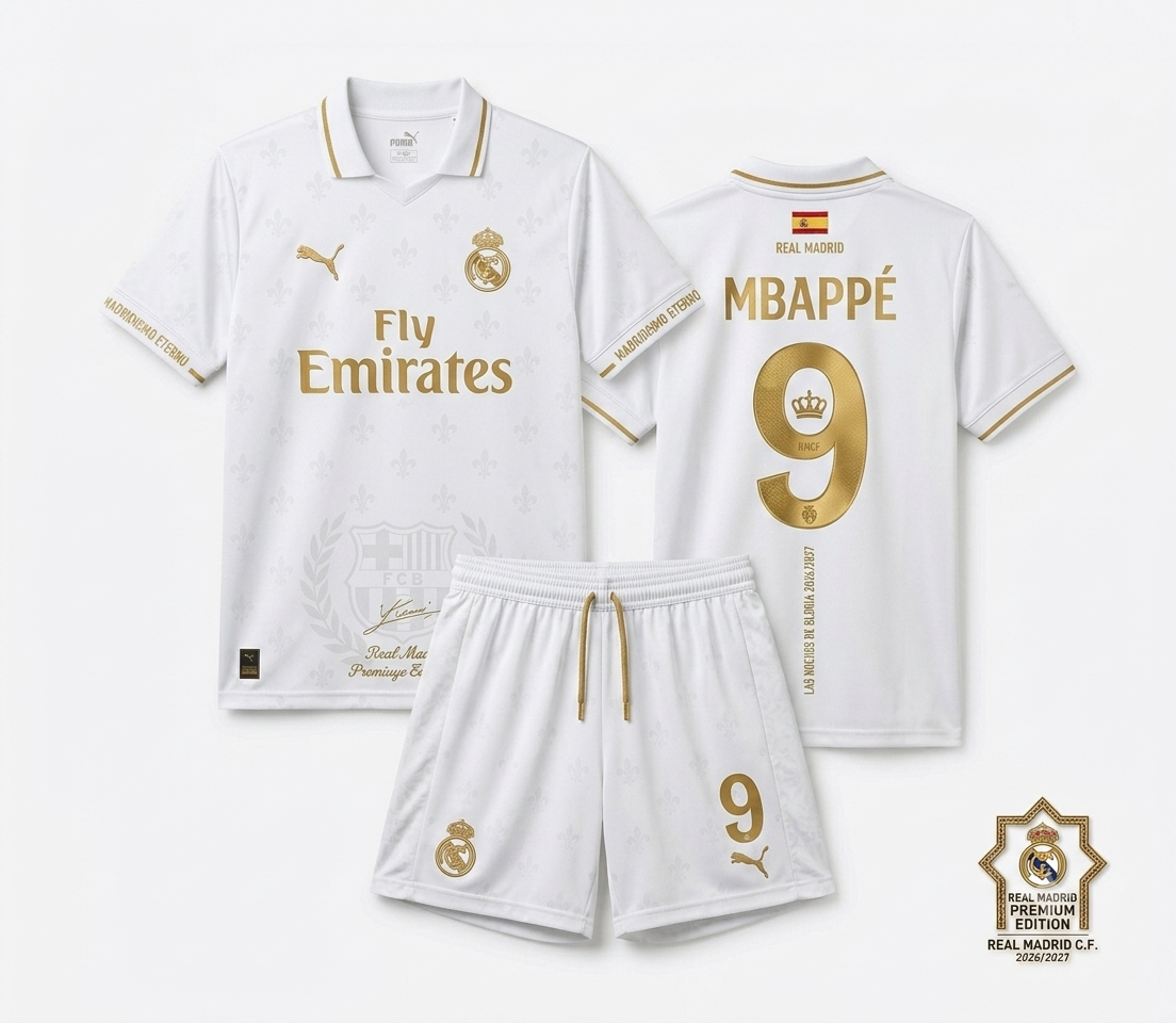 Real Madrid 2026/2027 Official Home Jersey – Premium Edition