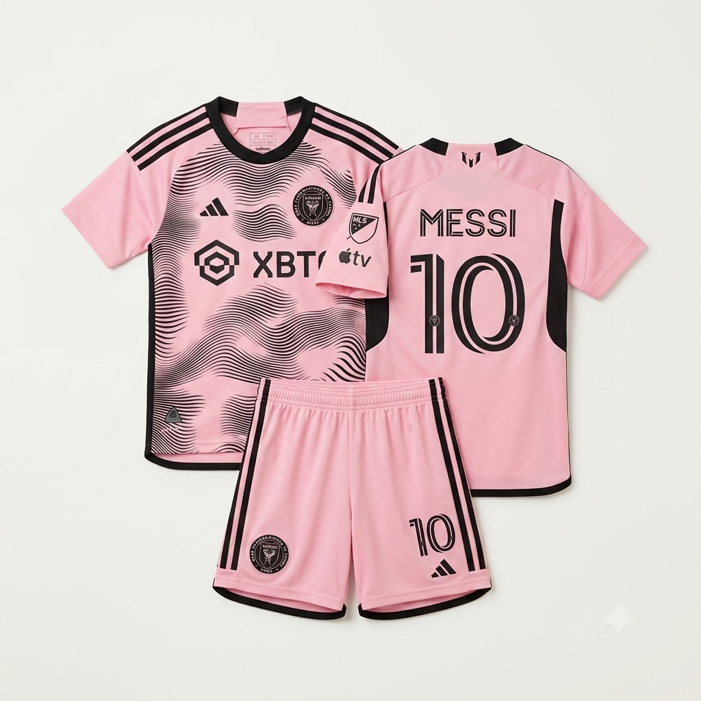 Kids Inter Miami Pink "Messi 10" Special Edition Set
