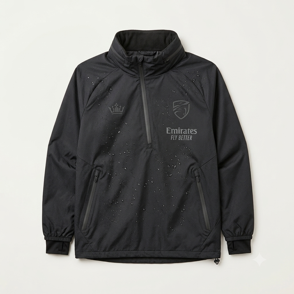 All-Weather Water-Resistant Football Windbreaker Top